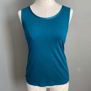 Banana Republic Teal Luxe Touch Tank Top - Women’s Medium
